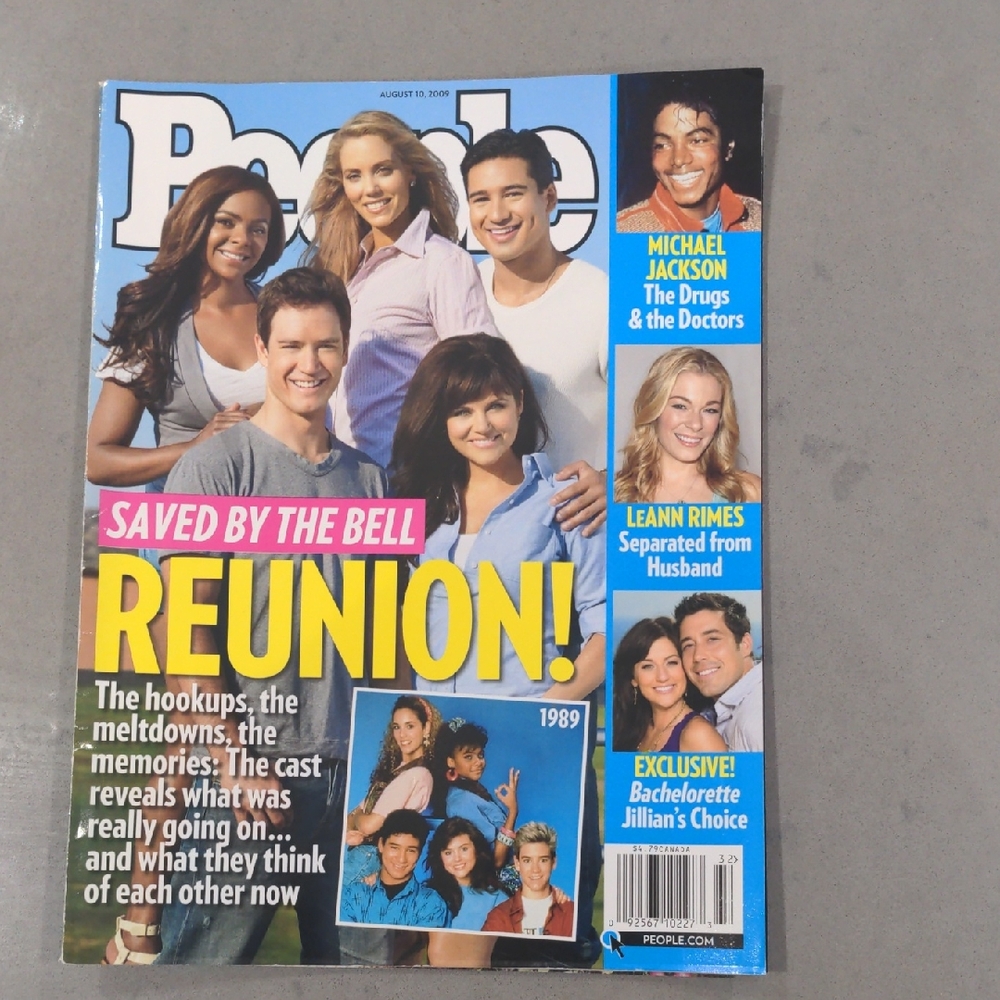 People Magazine Saved by the Bell Reunion Issue